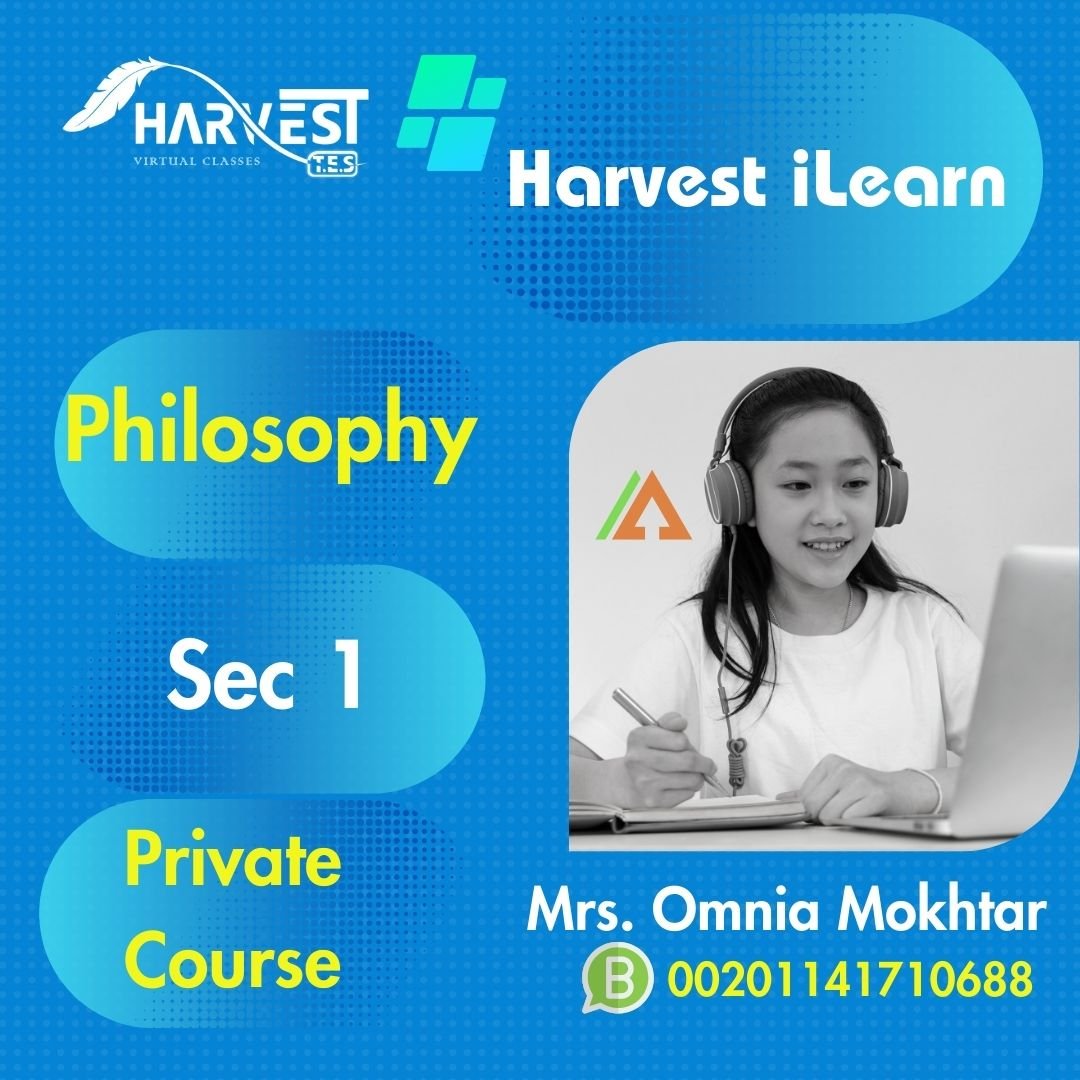 Mrs. Omnia Mokhtar Philosophy Secondary 1 Private (1)